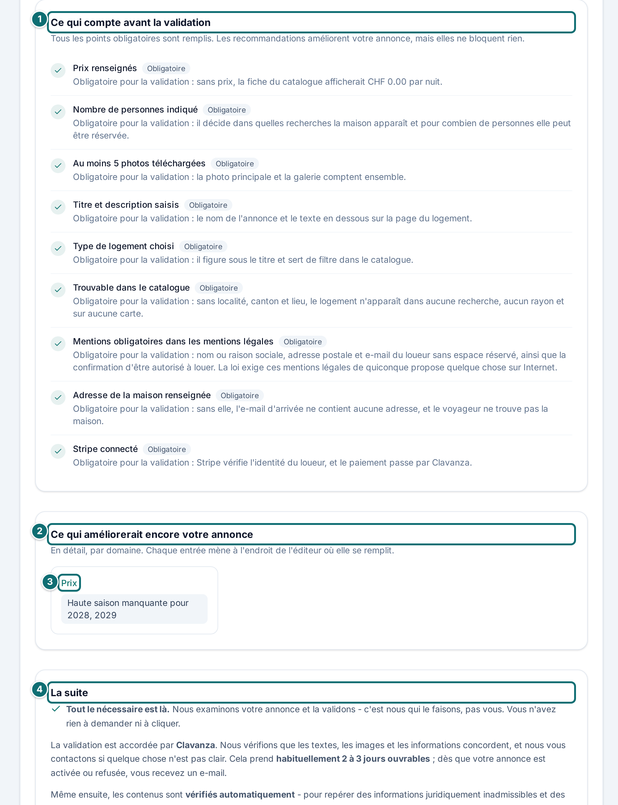 Assistant, finalisation : points obligatoires, ce qui manque encore, la suite