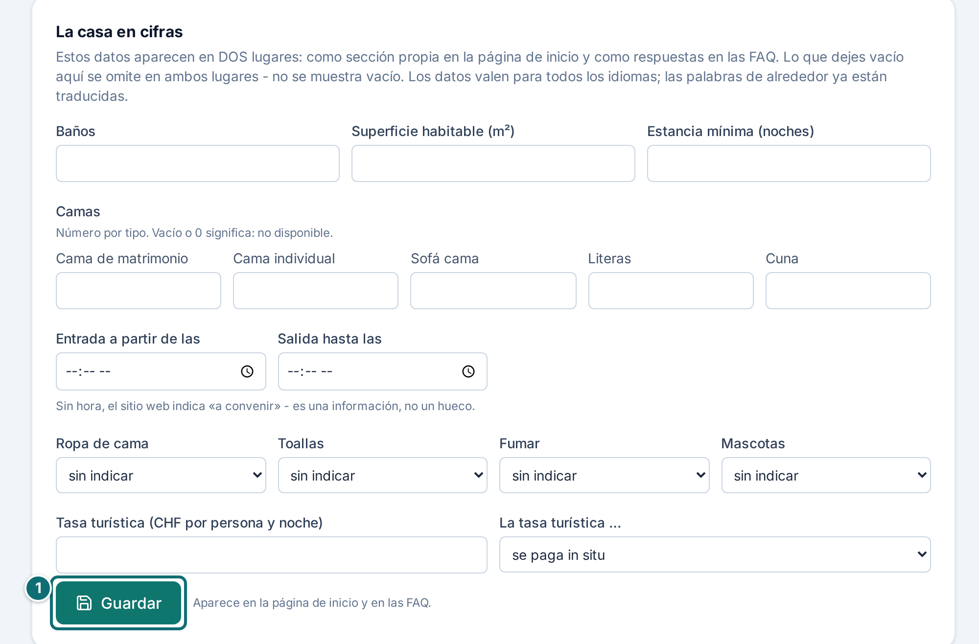 Mi anuncio, FAQ: La casa en cifras