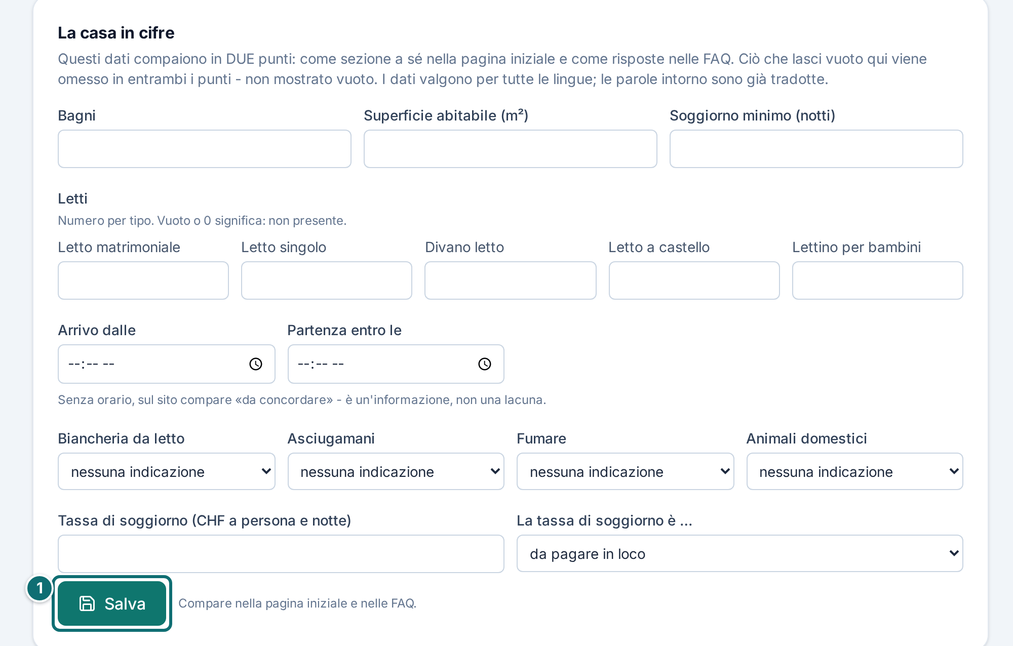 Il mio annuncio, FAQ: La casa in cifre